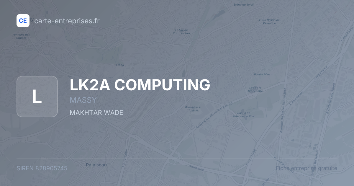 LK2A COMPUTING — 828905745 — fiche entreprise