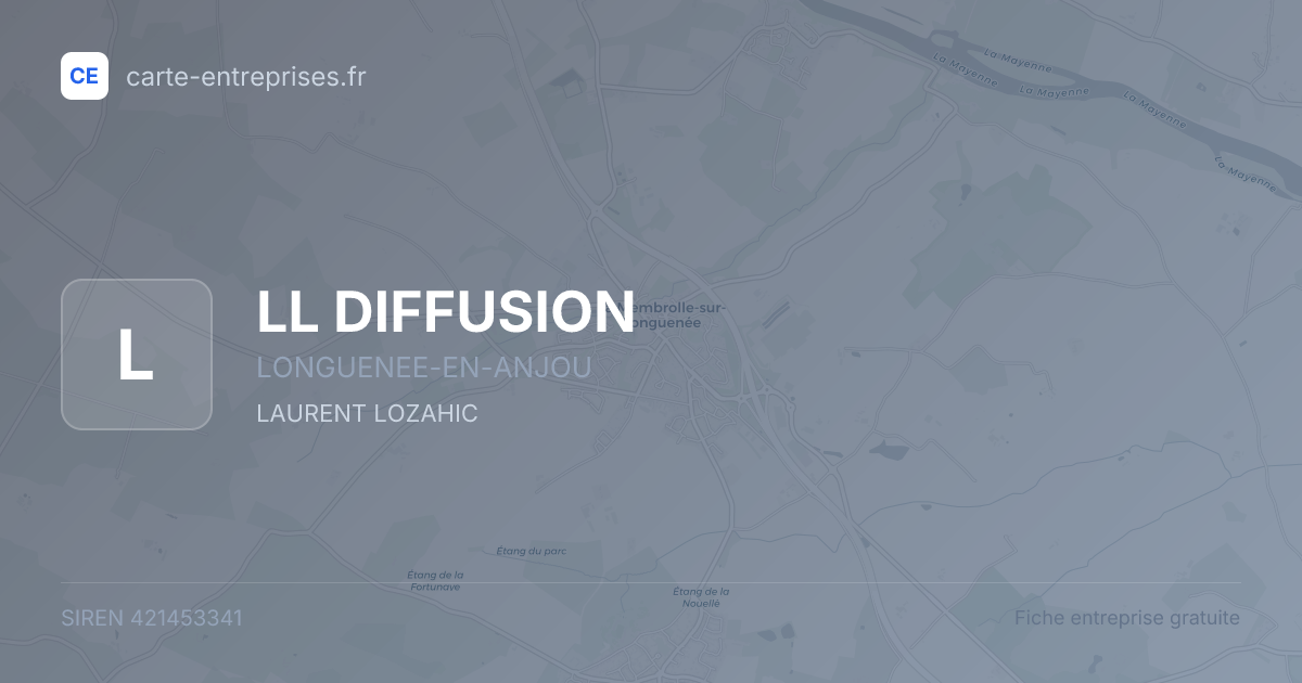 LL DIFFUSION — 421453341 — fiche entreprise