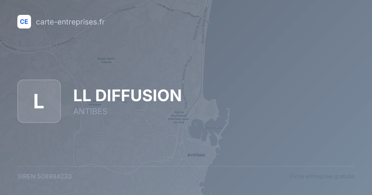 LL DIFFUSION — 508994233 — fiche entreprise