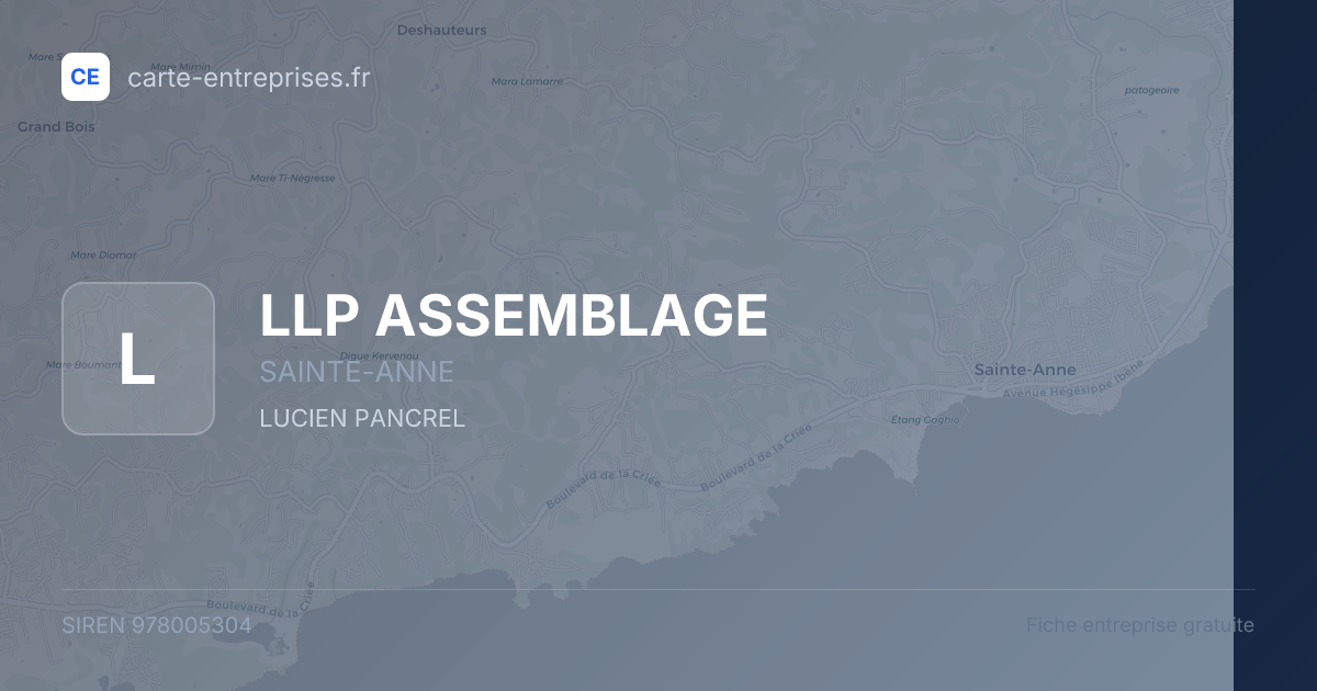 LLP ASSEMBLAGE — 978005304 — fiche entreprise
