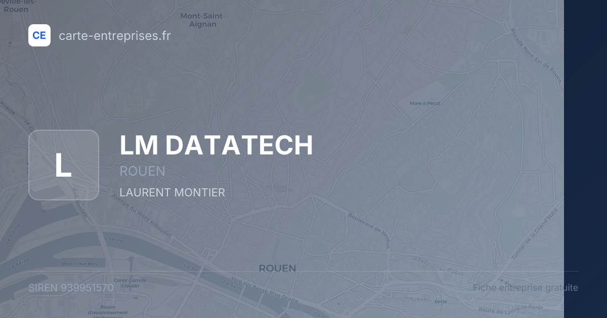 LM DATATECH — 939951570 — fiche entreprise