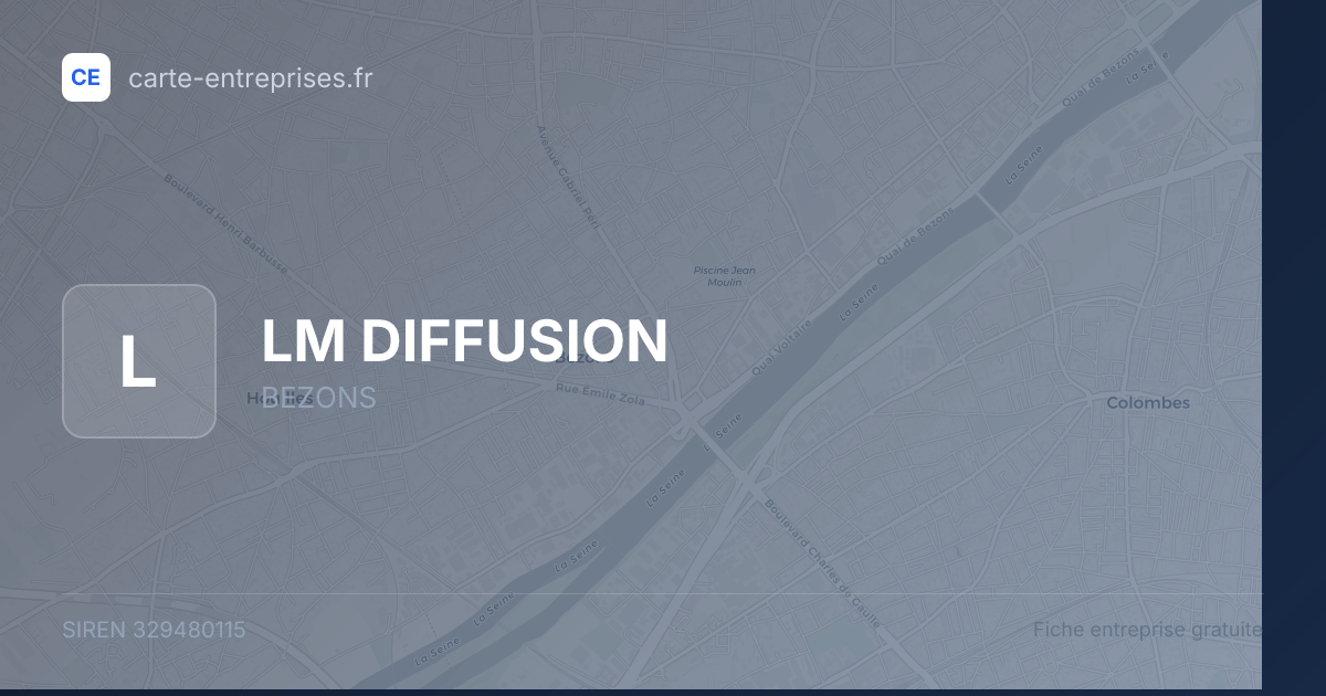 LM DIFFUSION — 329480115 — fiche entreprise