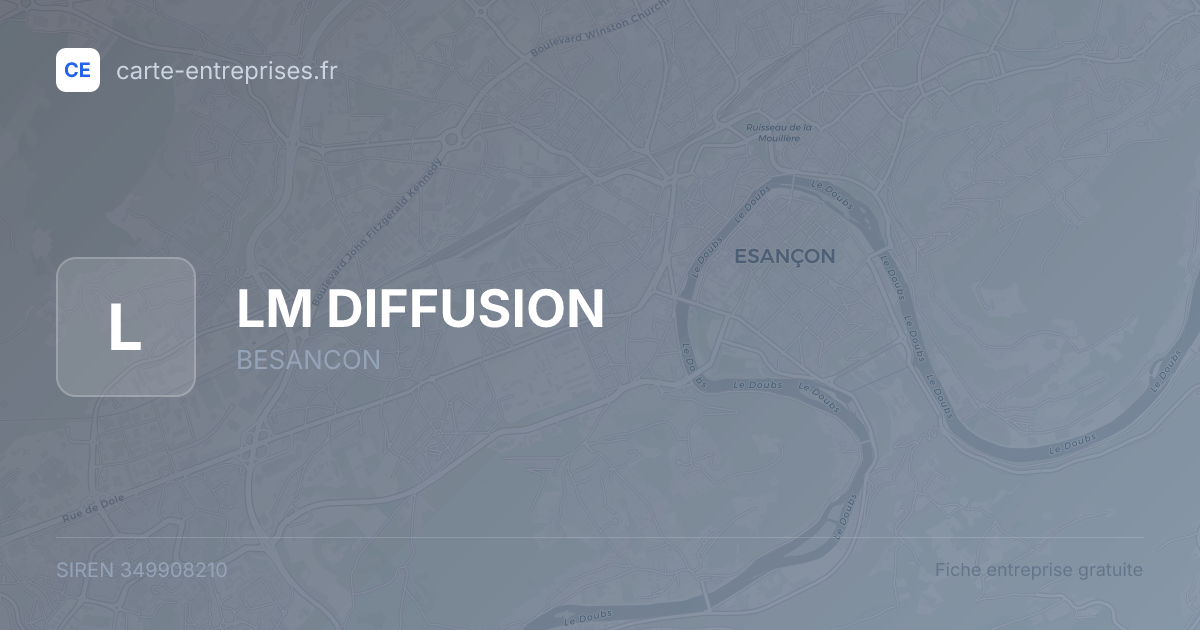 LM DIFFUSION — 349908210 — fiche entreprise