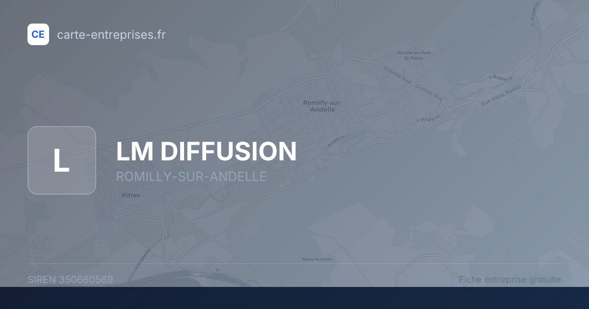 LM DIFFUSION — 350660569 — fiche entreprise