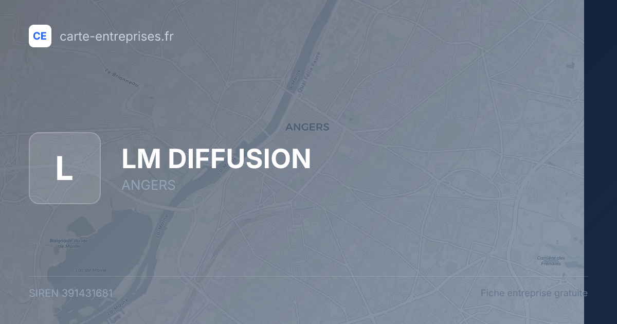 LM DIFFUSION — 391431681 — fiche entreprise