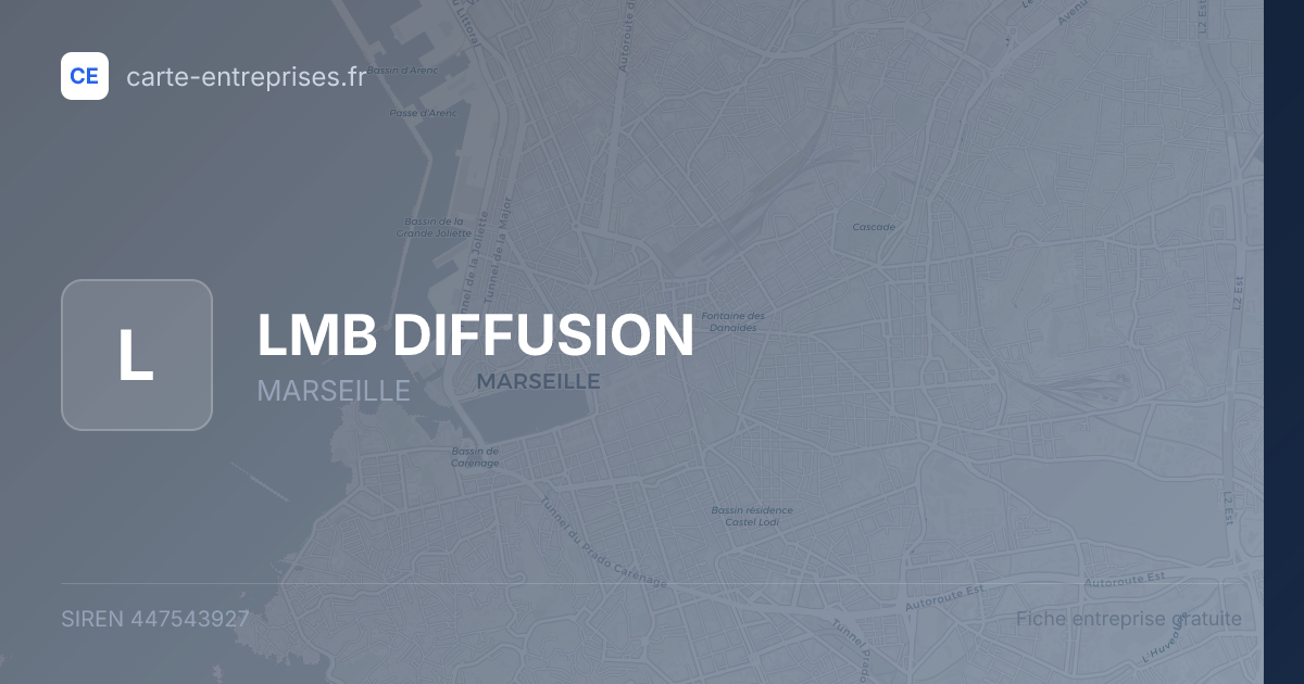 LMB DIFFUSION — 447543927 — fiche entreprise