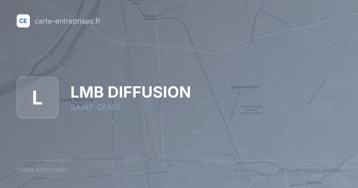 LMB DIFFUSION — 533893582 — fiche entreprise