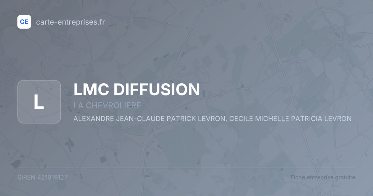 LMC DIFFUSION — 421919127 — fiche entreprise