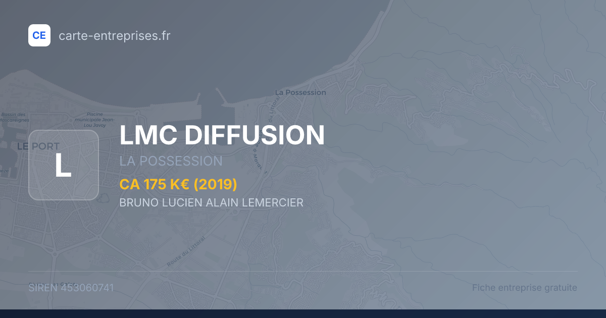 LMC DIFFUSION — 453060741 — fiche entreprise