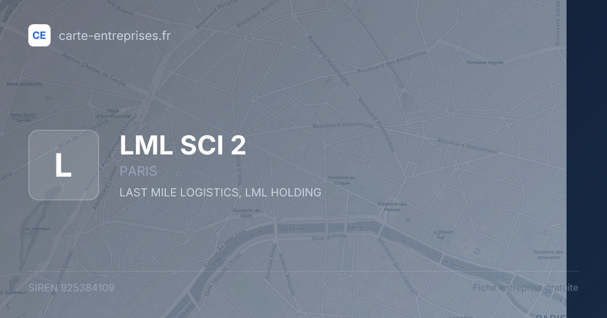 LML SCI 2 — 925384109 — fiche entreprise