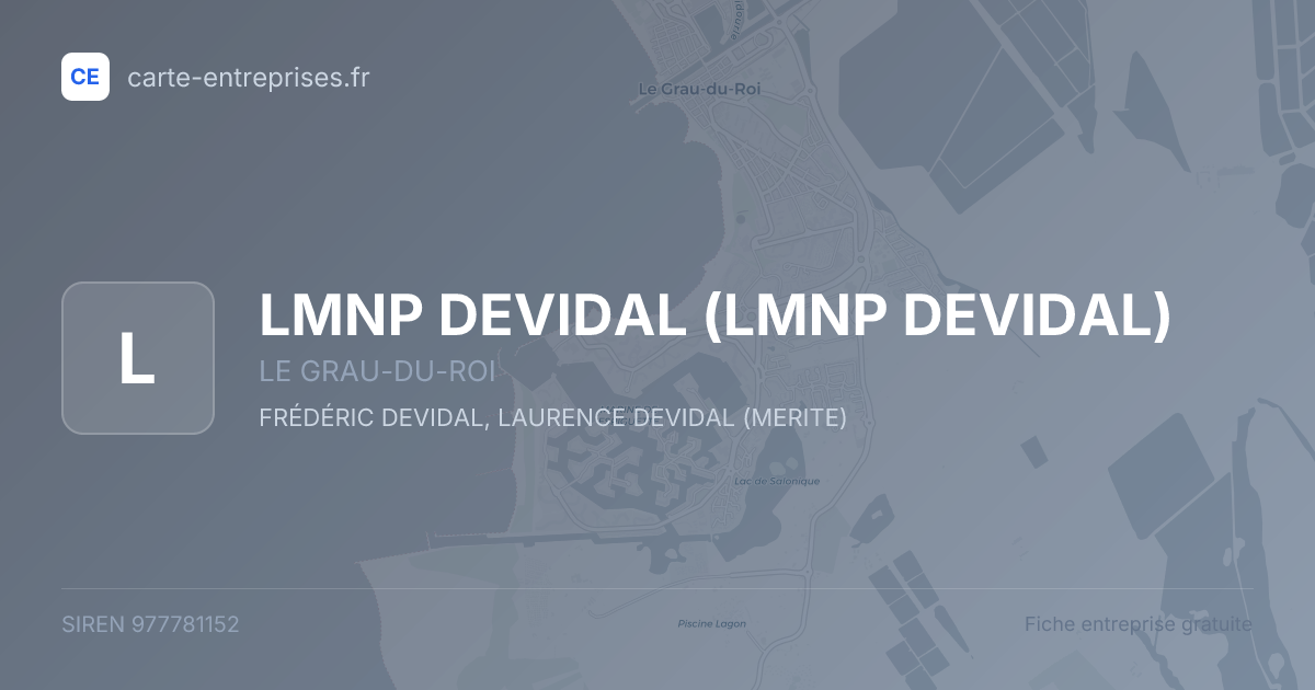 LMNP DEVIDAL — 977781152 — fiche entreprise