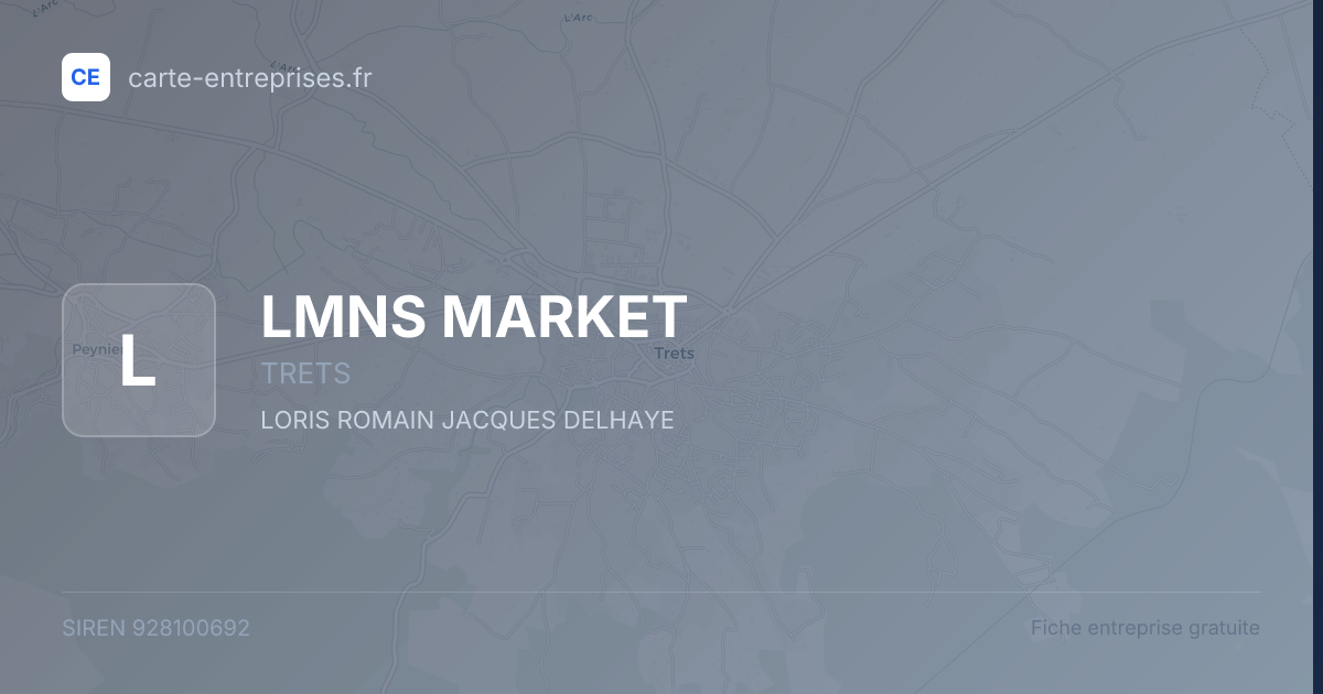 LMNS MARKET — 928100692 — fiche entreprise