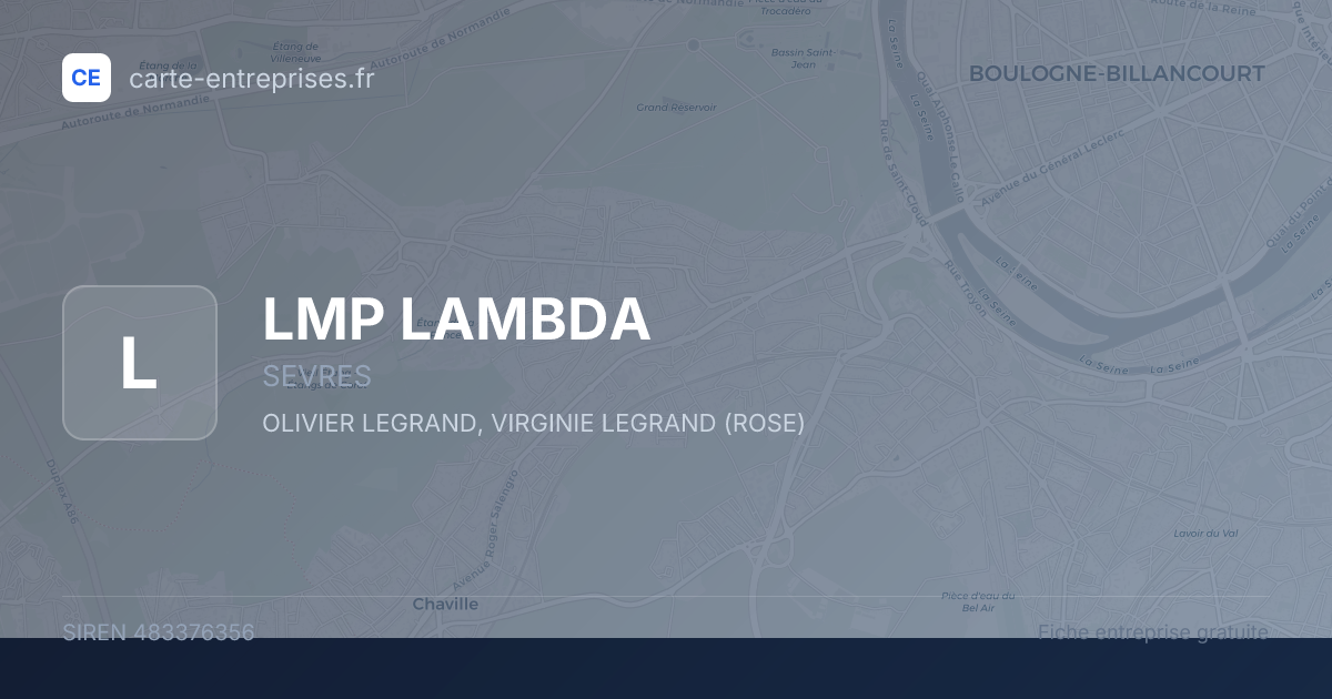LMP LAMBDA — 483376356 — fiche entreprise