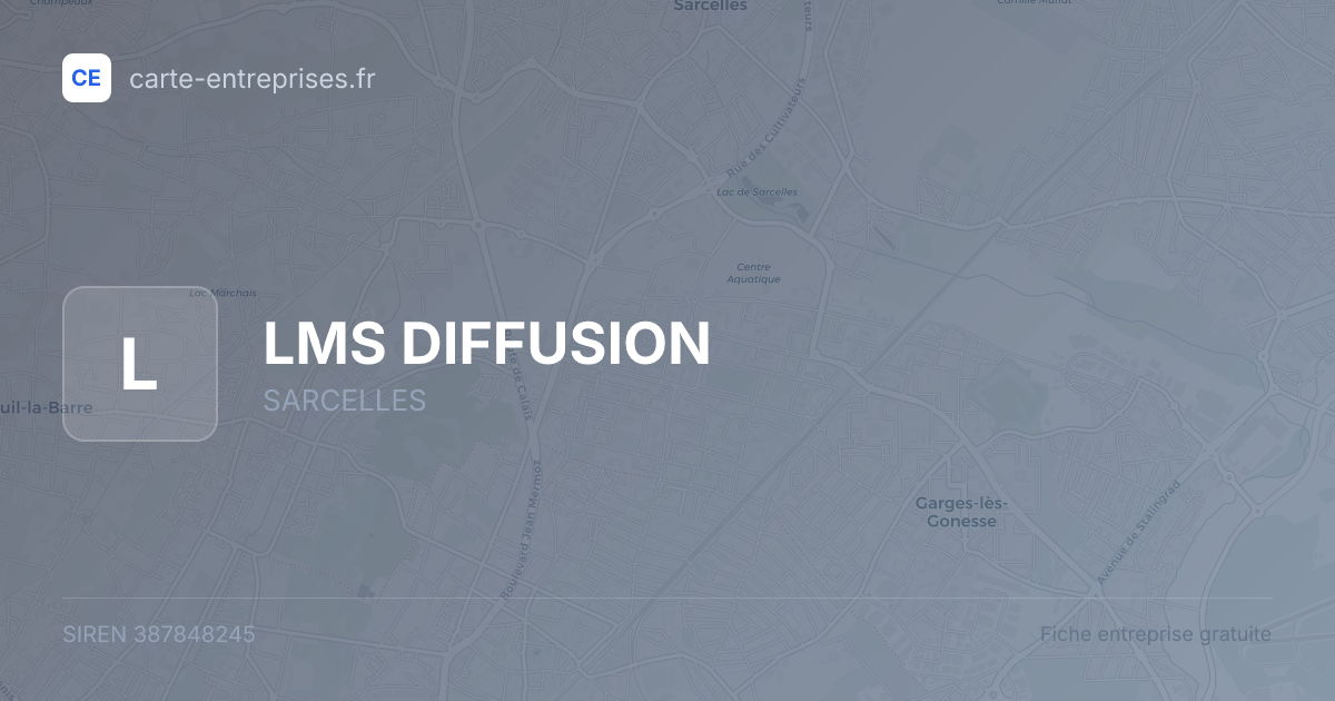 LMS DIFFUSION — 387848245 — fiche entreprise