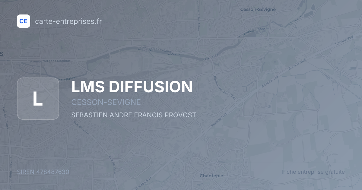LMS DIFFUSION — 478487630 — fiche entreprise