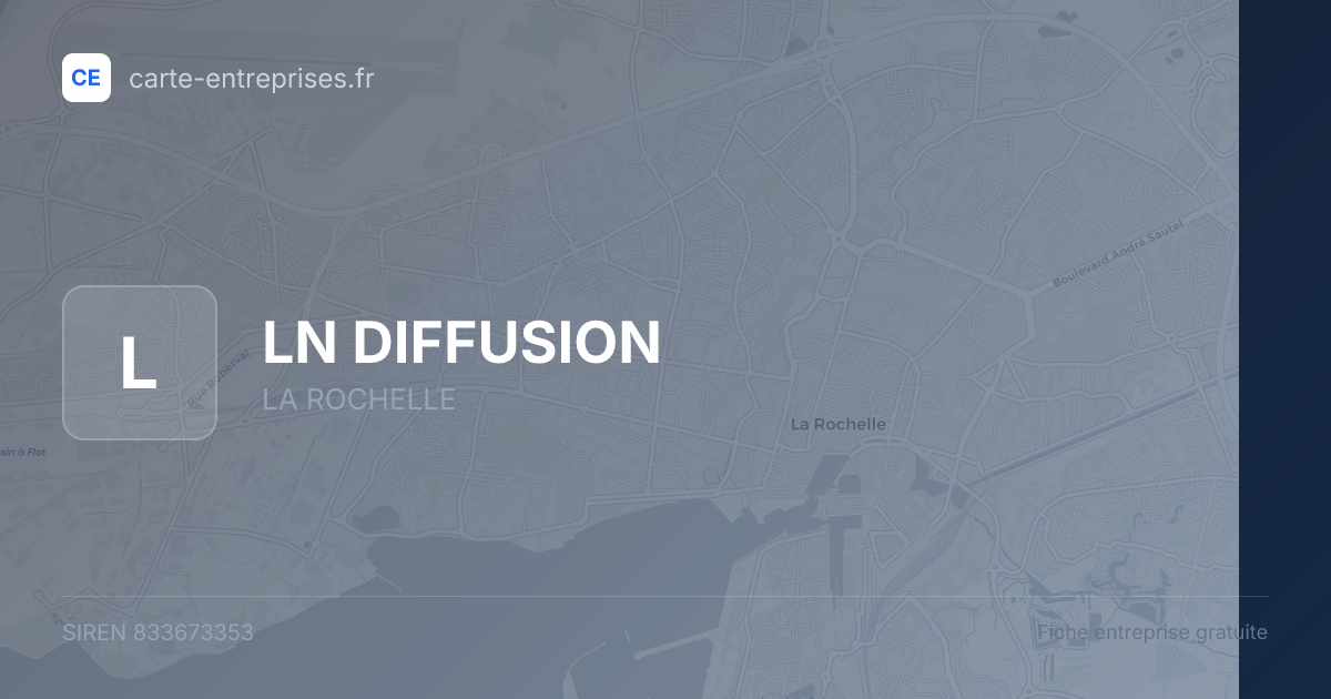 LN DIFFUSION — 833673353 — fiche entreprise