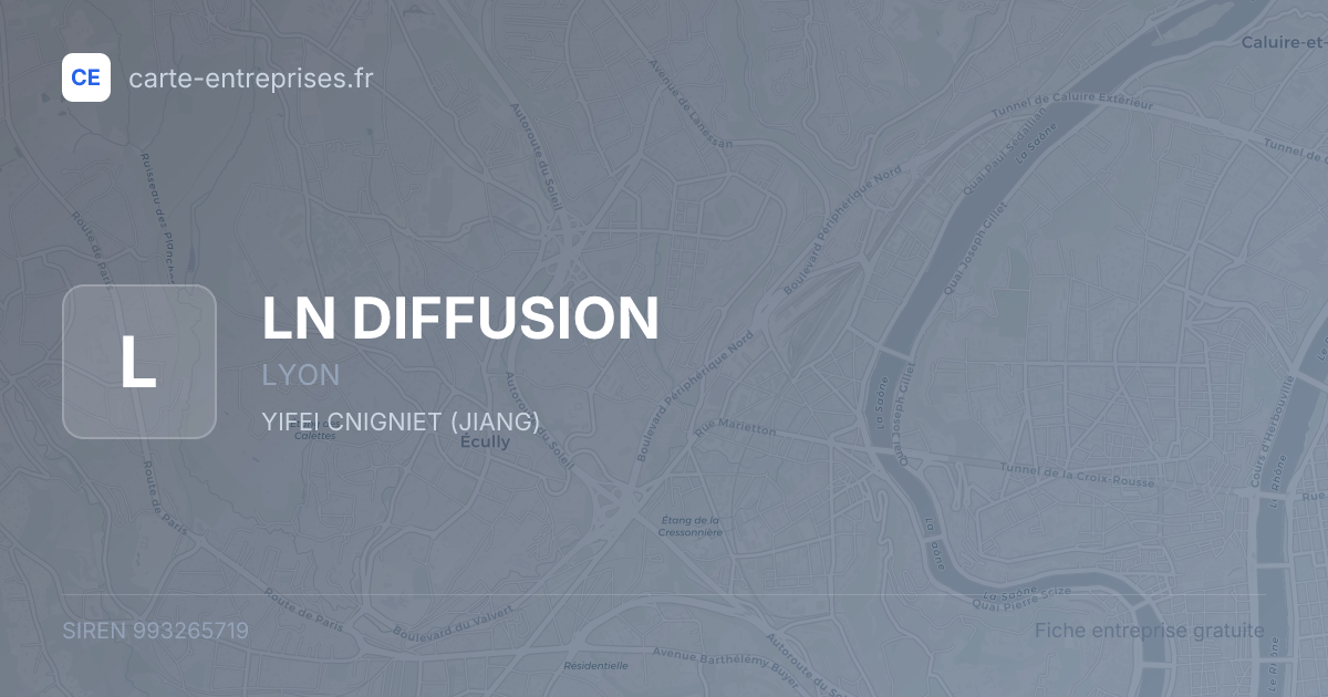 LN DIFFUSION — 993265719 — fiche entreprise