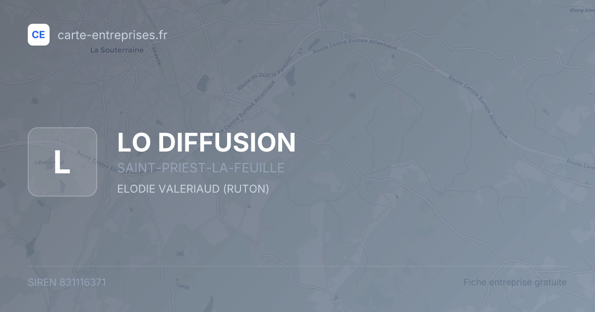 LO DIFFUSION — 831116371 — fiche entreprise