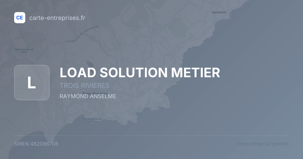 LOAD SOLUTION METIER — 482096708 — fiche entreprise