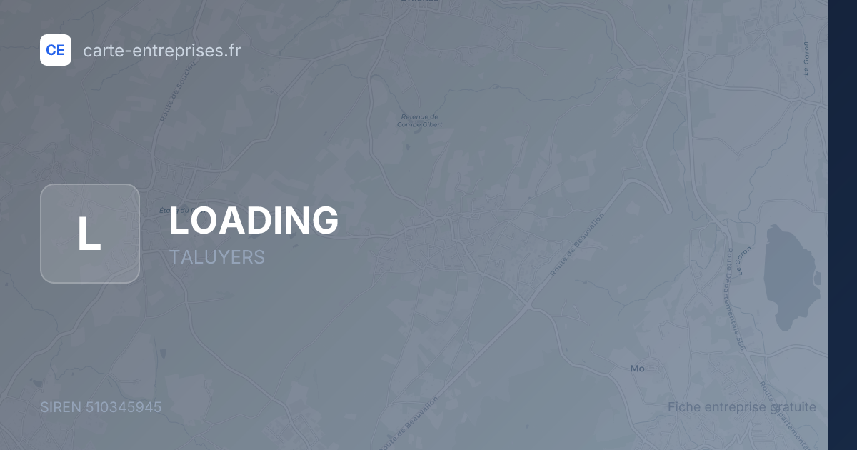LOADING — 510345945 — fiche entreprise