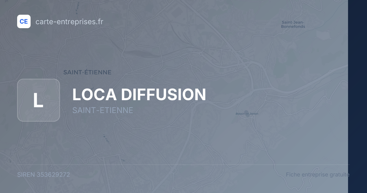 LOCA DIFFUSION — 353629272 — fiche entreprise