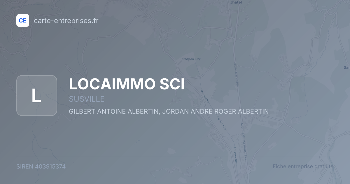 LOCAIMMO SCI — 403915374 — fiche entreprise