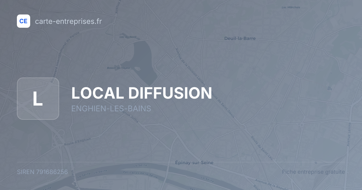 LOCAL DIFFUSION — 791686256 — fiche entreprise