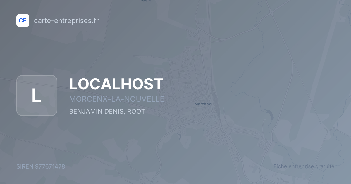 LOCALHOST — 977671478 — fiche entreprise