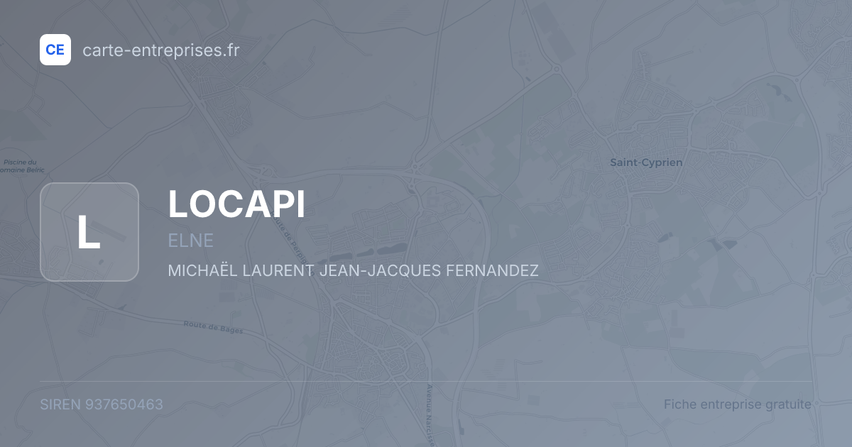 LOCAPI — 937650463 — fiche entreprise