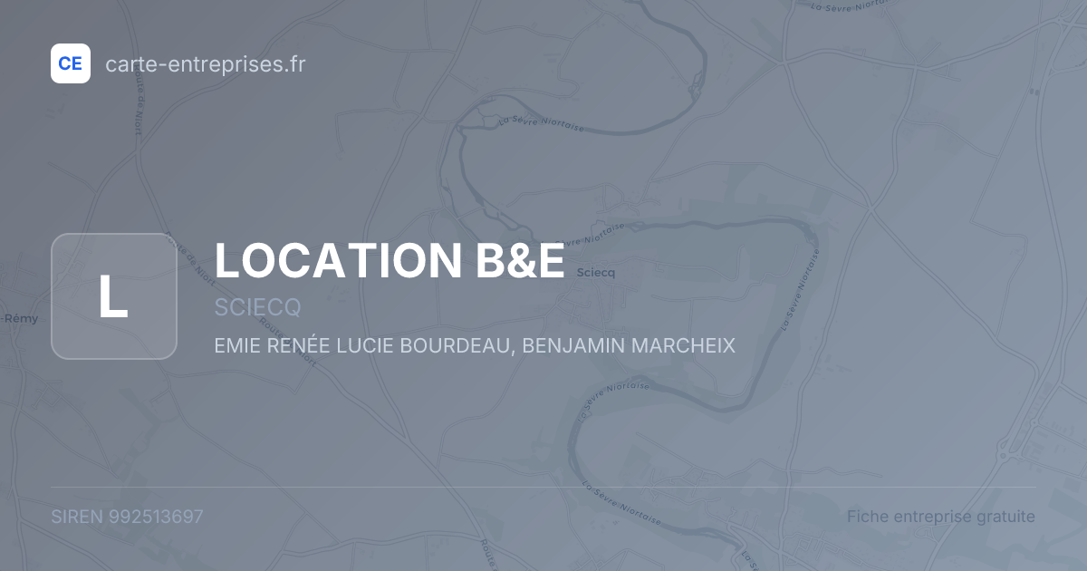 LOCATION B&E — 992513697 — fiche entreprise
