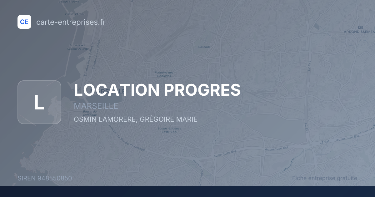 LOCATION PROGRES — 948550850 — fiche entreprise
