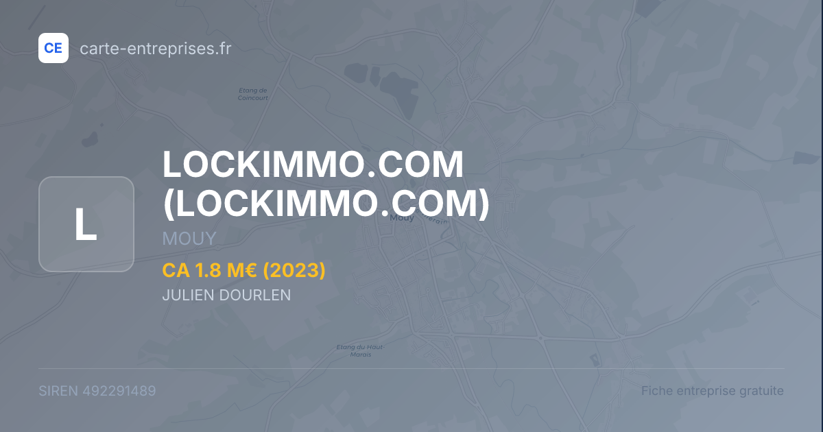 LOCKIMMO.COM — 492291489 — fiche entreprise