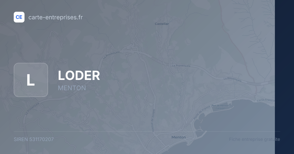 LODER — 531170207 — fiche entreprise