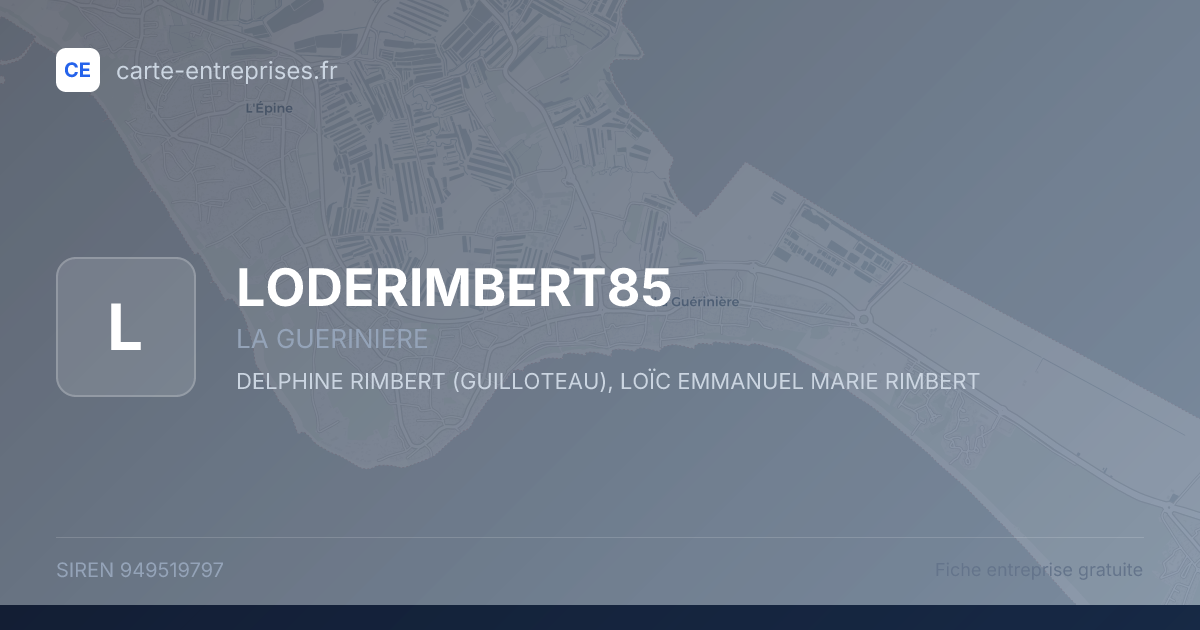 LODERIMBERT85 — 949519797 — fiche entreprise