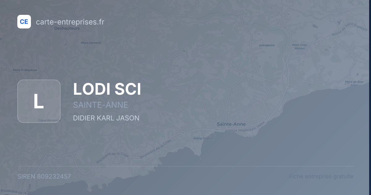 LODI SCI — 809232457 — fiche entreprise