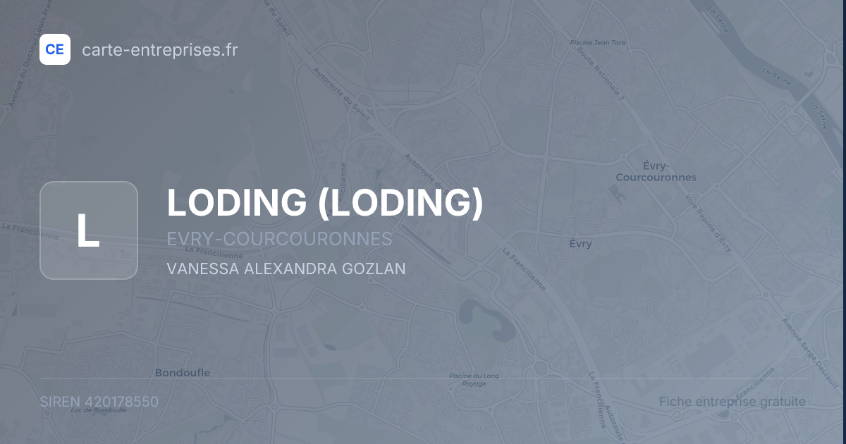 LODING — 420178550 — fiche entreprise