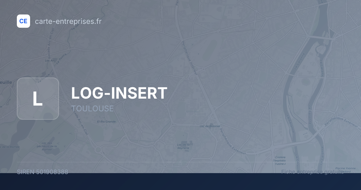 LOG-INSERT — 501908388 — fiche entreprise