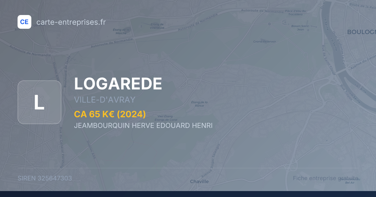 LOGAREDE — 325647303 — fiche entreprise