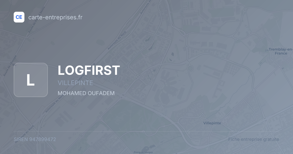 LOGFIRST — 947899472 — fiche entreprise