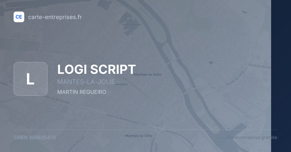 LOGI SCRIPT — 988635470 — fiche entreprise