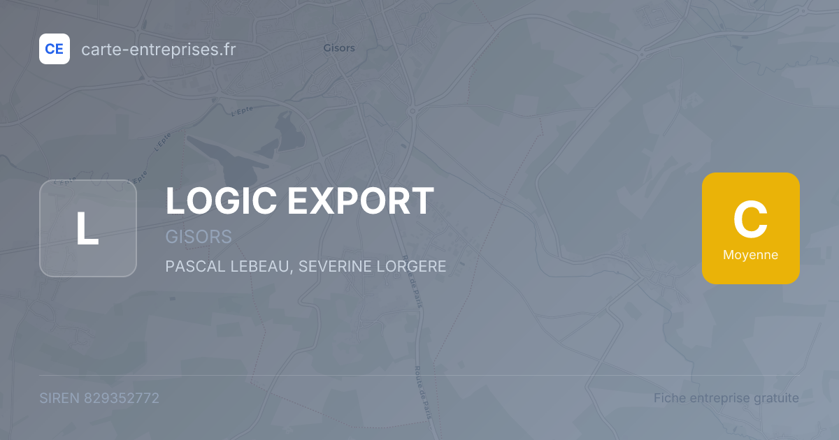 LOGIC EXPORT — 829352772 — fiche entreprise