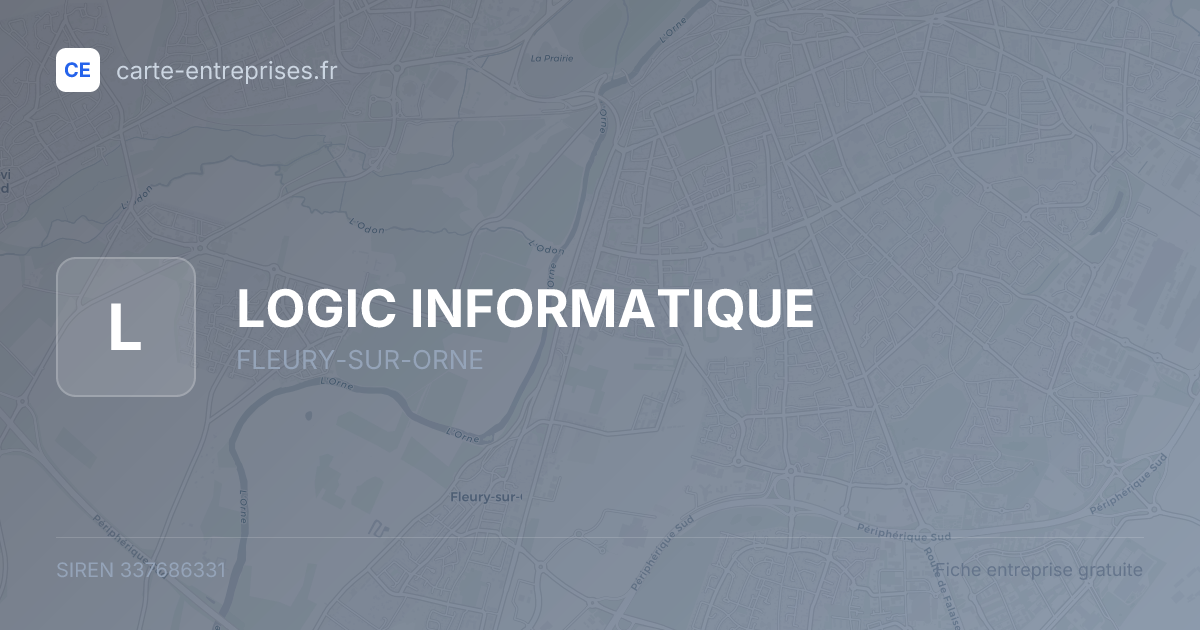 LOGIC INFORMATIQUE — 337686331 — fiche entreprise