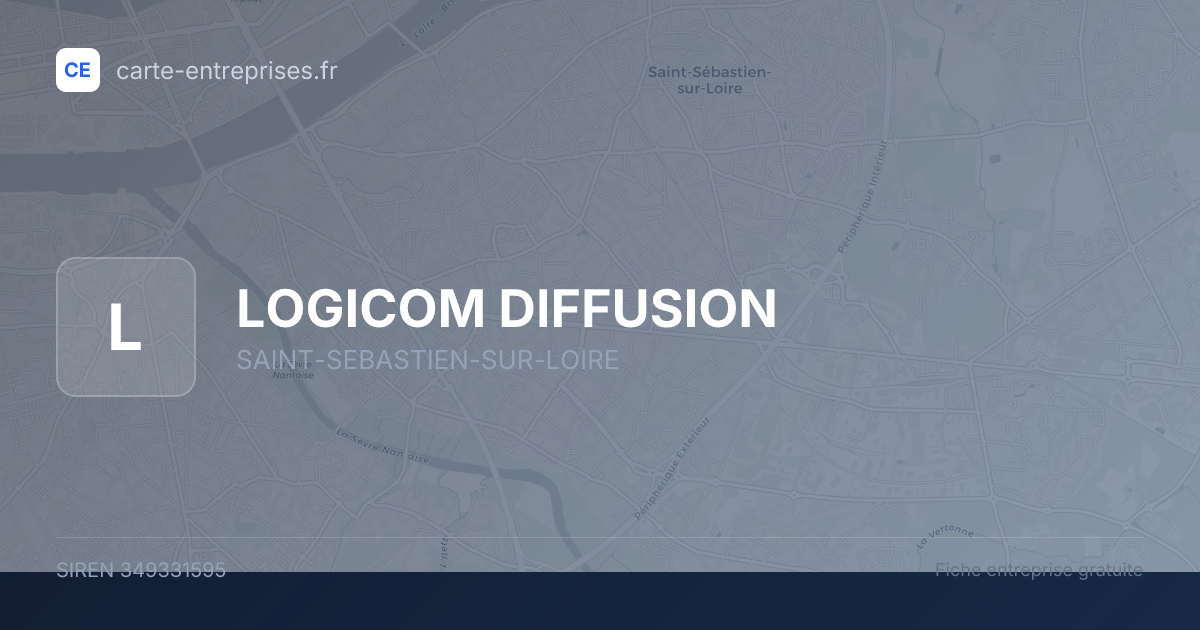 LOGICOM DIFFUSION — 349331595 — fiche entreprise