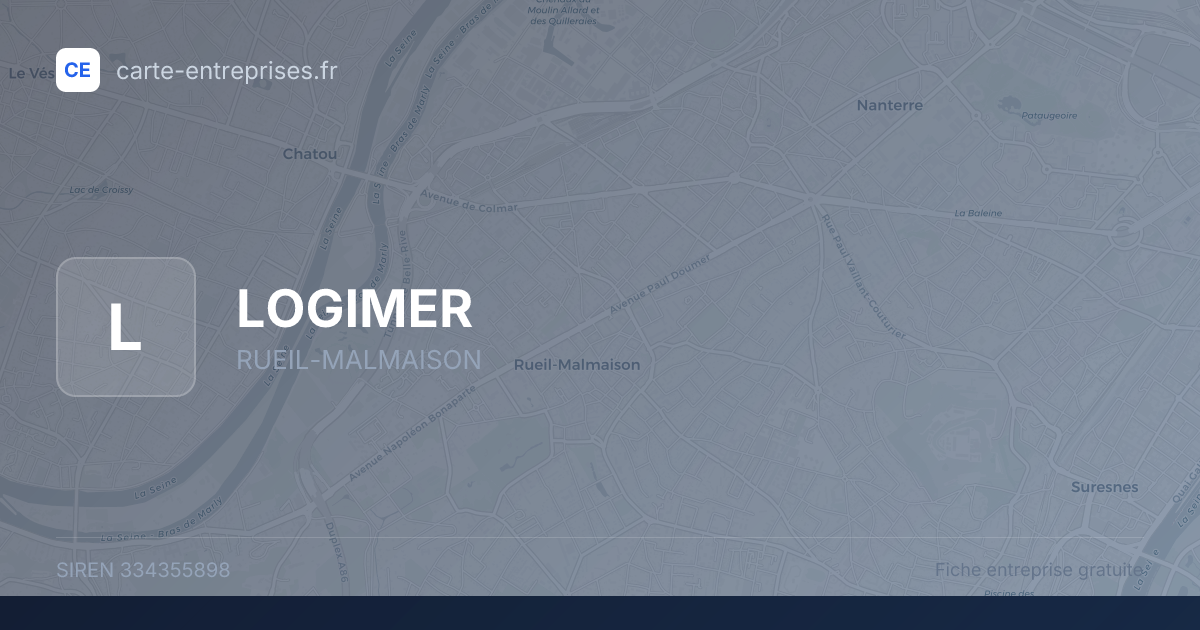 LOGIMER — 334355898 — fiche entreprise