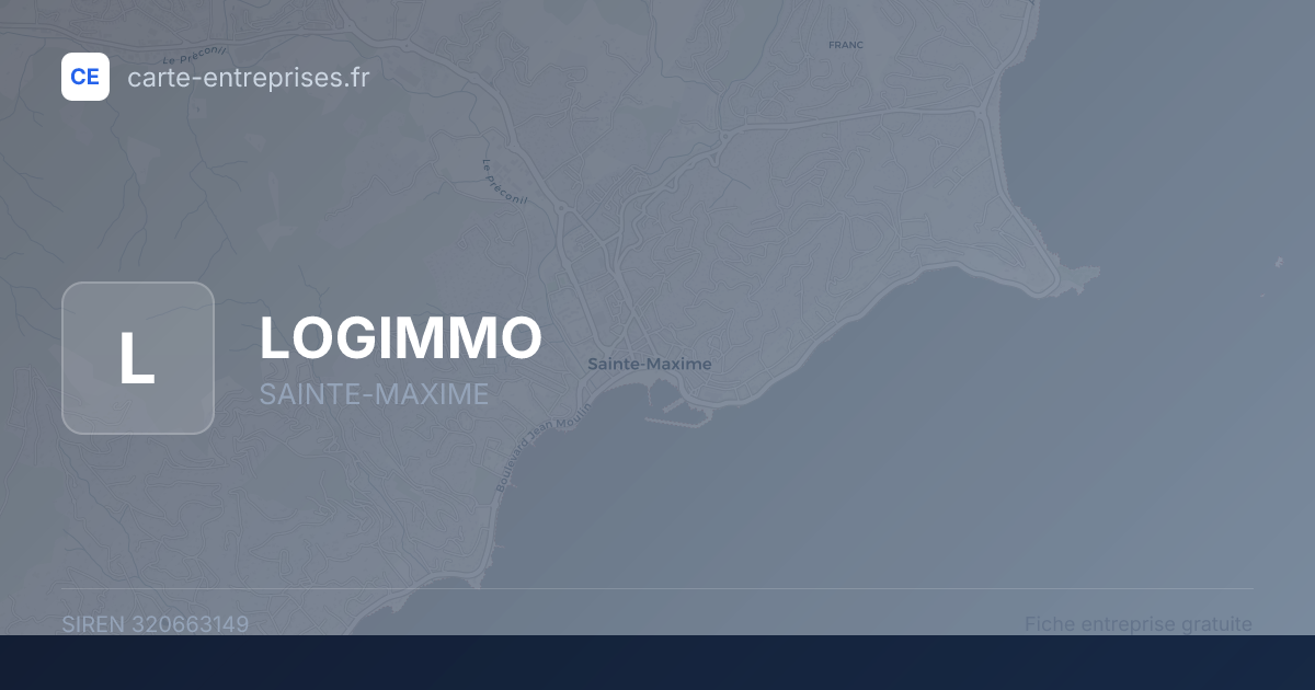 LOGIMMO — 320663149 — fiche entreprise