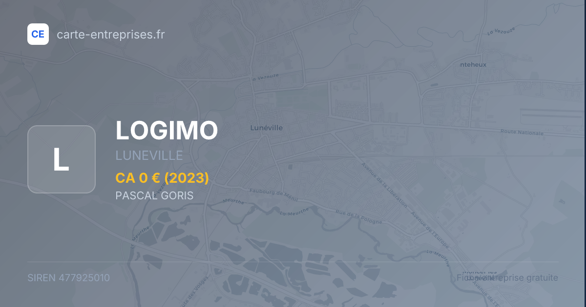 LOGIMO — 477925010 — fiche entreprise