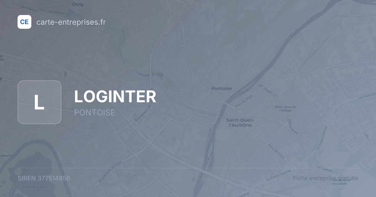 LOGINTER — 377514856 — fiche entreprise