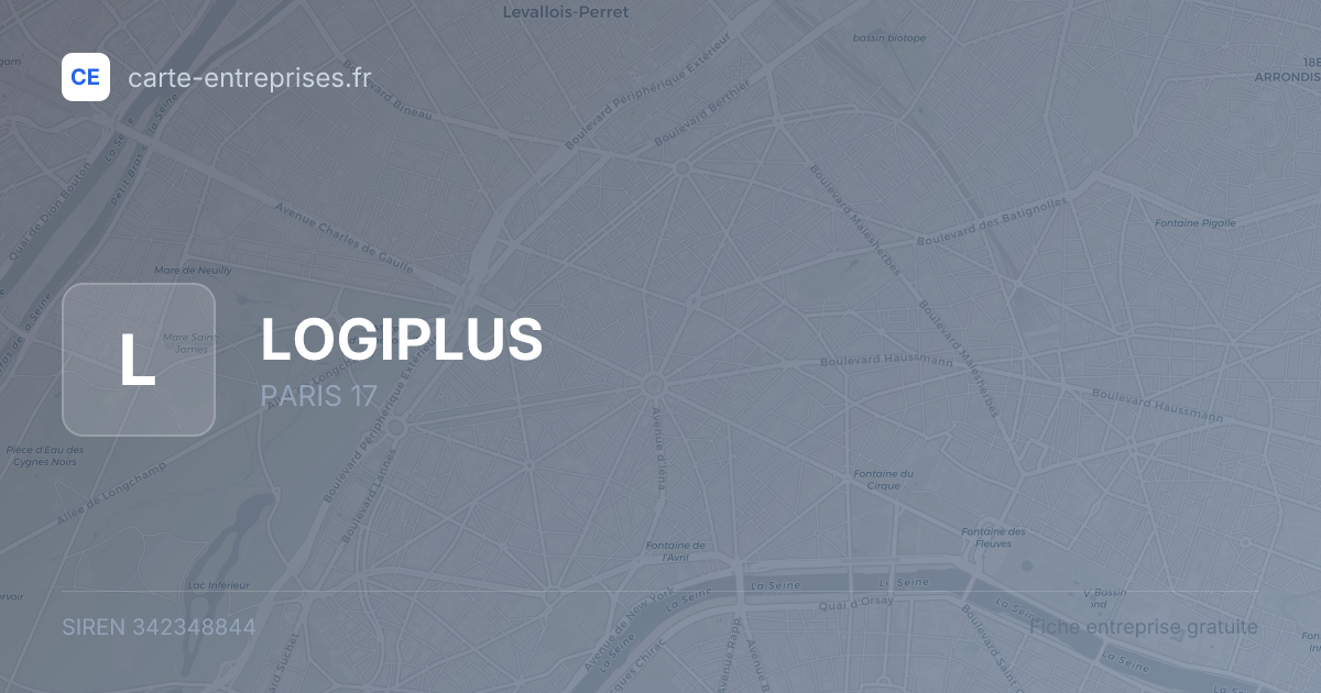LOGIPLUS — 342348844 — fiche entreprise