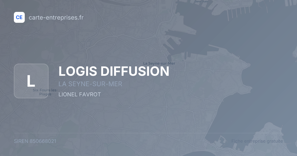 LOGIS DIFFUSION — 850668021 — fiche entreprise