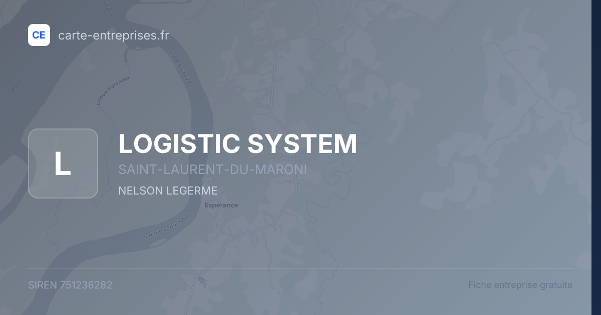 LOGISTIC SYSTEM — 751236282 — fiche entreprise